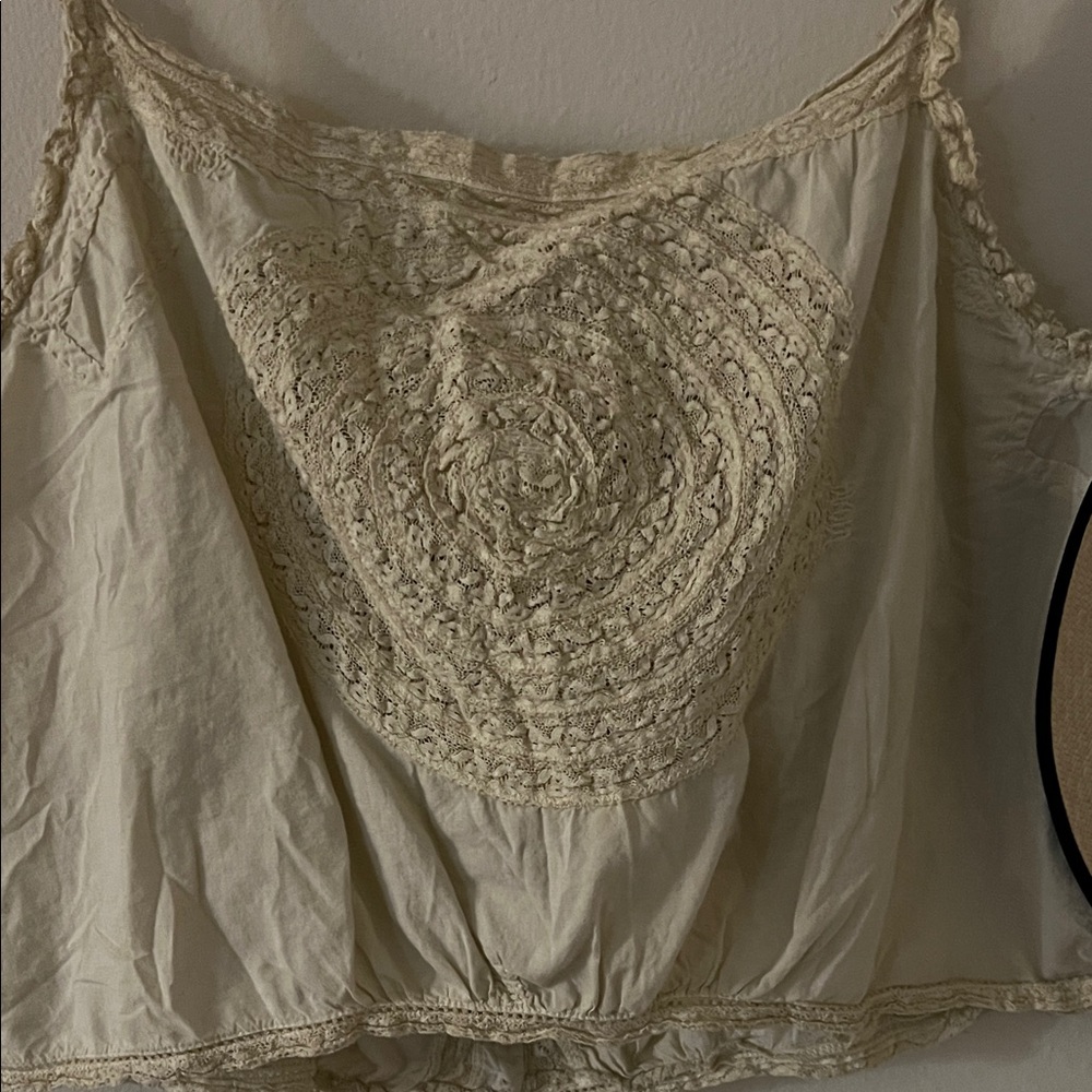 Magnolia Pearl Gray and Cream Short Sleeve Top - Picture 3 of 7